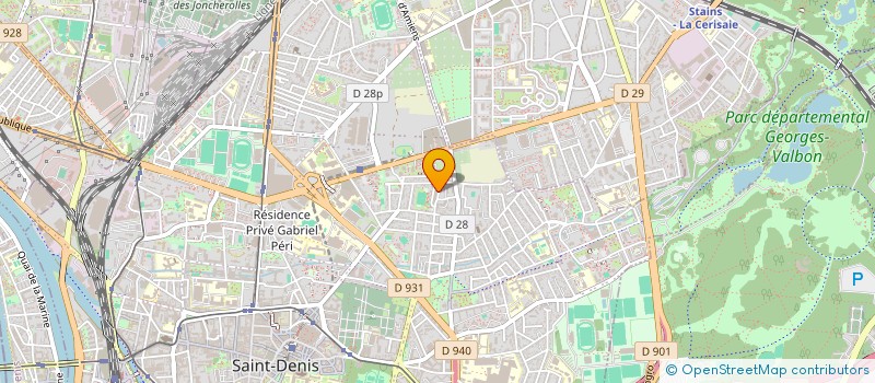 localisation de l'entreprise TALOU PARIS TRAVEL  SAINT-DENIS