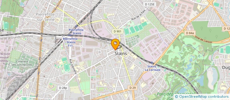 localisation de l'entreprise TALOUSSE à STAINS