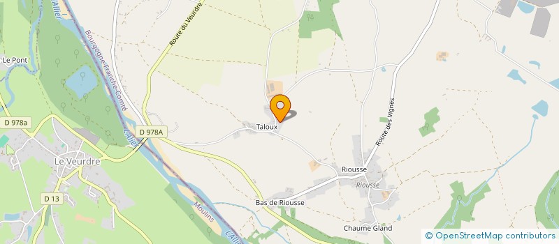 localisation de l'entreprise TALOUX à LIVRY
