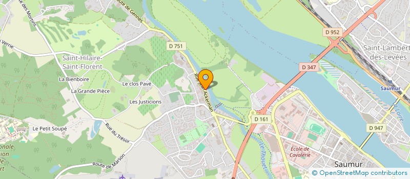 localisation de l'entreprise TALPA à SAUMUR