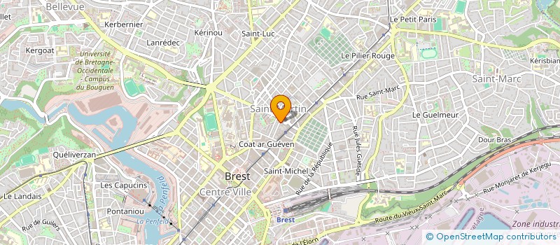 localisation de l'entreprise TALPOD à BREST