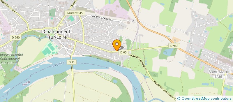 localisation de l'entreprise TALSE 2012 à CHATEAUNEUF-SUR-LOIRE