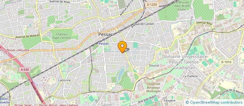 localisation de l'entreprise TALU  PESSAC