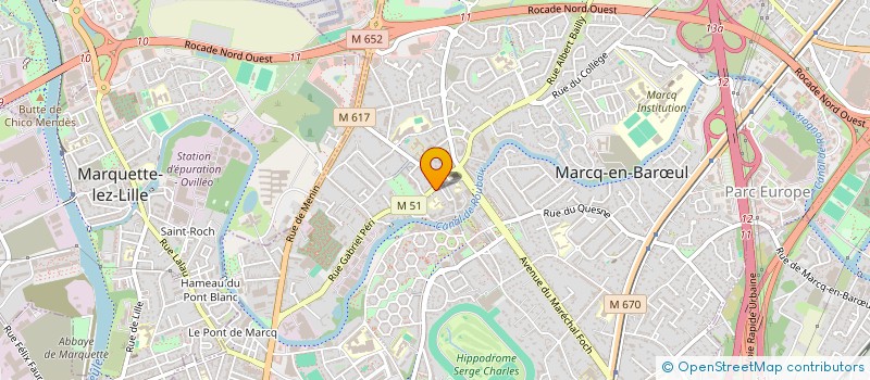 localisation de l'entreprise TALU à MARCQ-EN-BARŒUL