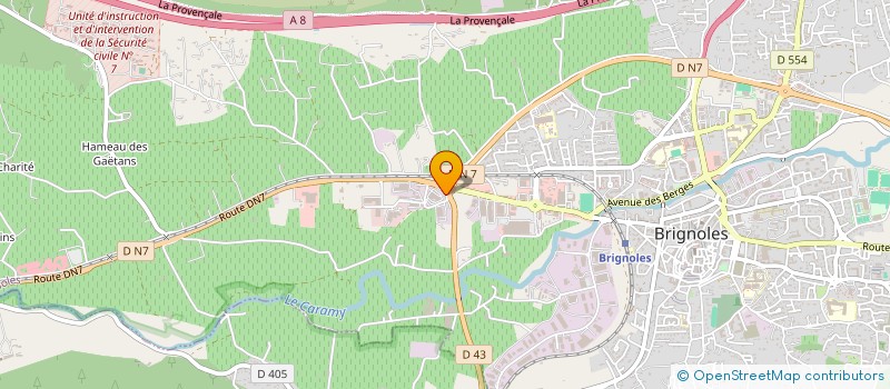 localisation de l'entreprise TALUS à BRIGNOLES