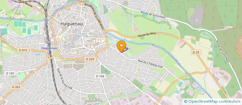 localisation de l'entreprise TALUS  HAGUENAU