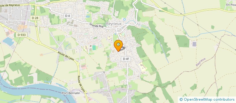 localisation de l'entreprise TALWEB à REYRIEUX