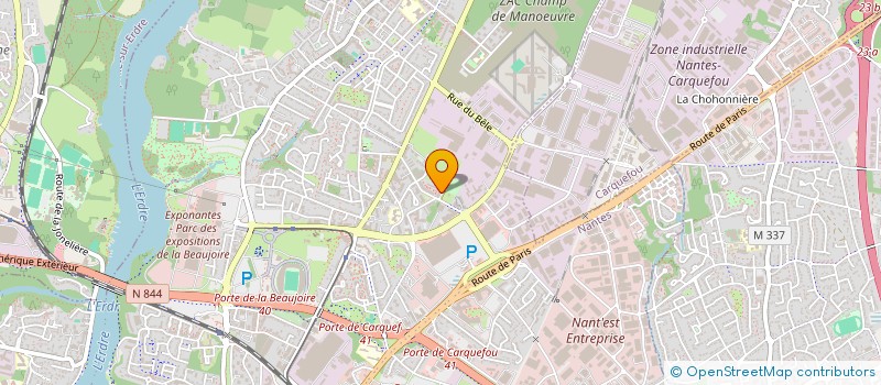 localisation de l'entreprise TALWEG à NANTES