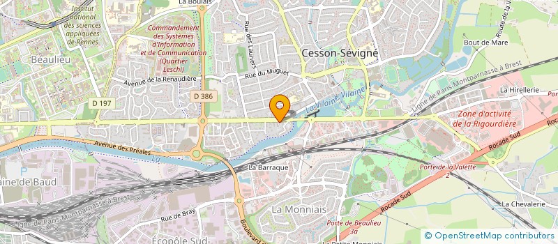 localisation de l'entreprise TALY  CESSON-SEVIGNE