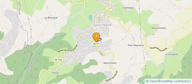 localisation de l'entreprise TALYA  SAINT-HEAND