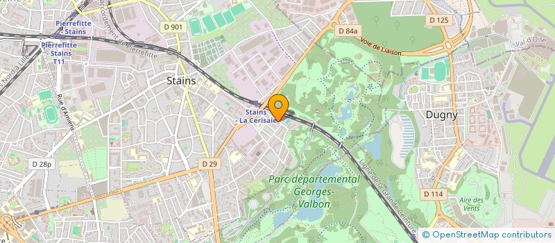 localisation de l'entreprise TALYM à STAINS