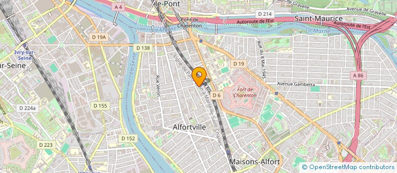 localisation de l'entreprise TALYN à ALFORTVILLE