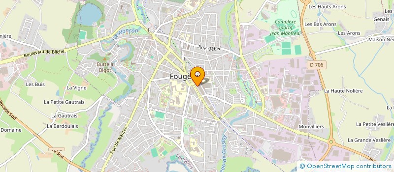 localisation de l'entreprise TALYRIA à FOUGERES