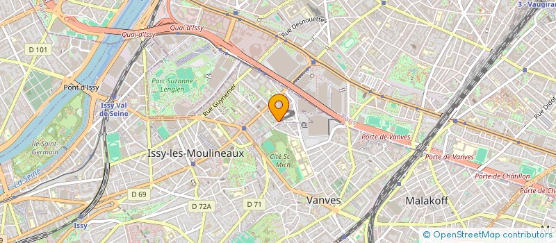 localisation de l'entreprise TALYS CONSULTING à ISSY-LES-MOULINEAUX