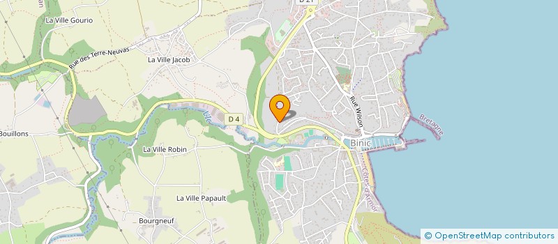 localisation de l'entreprise TAM  BINIC-ETABLES-SUR-MER