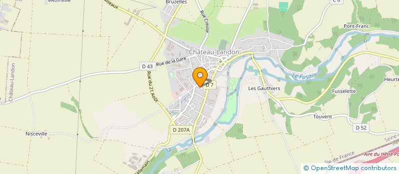 localisation de l'entreprise TAM à CHATEAU-LANDON