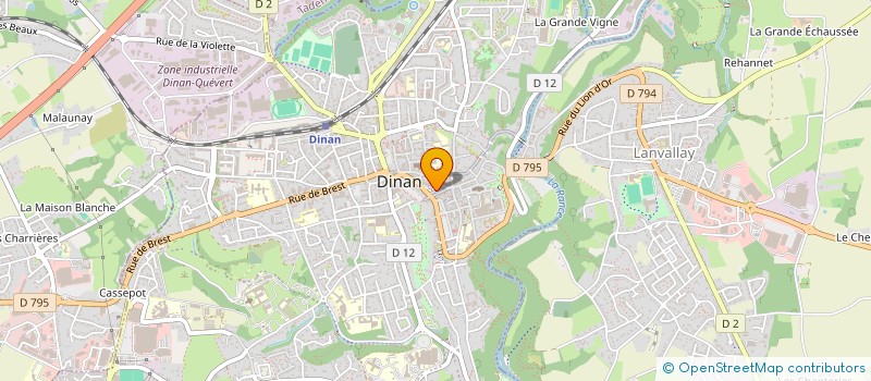 localisation de l'entreprise TAM  DINAN