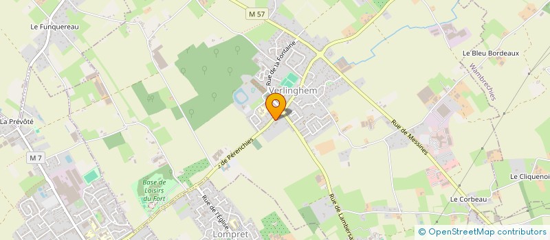 localisation de l'entreprise TAM  VERLINGHEM