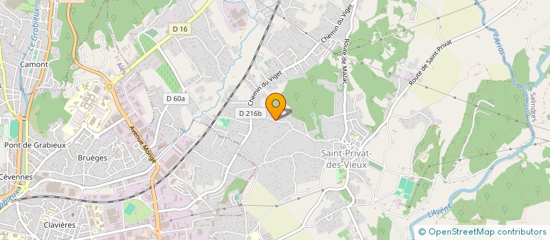 localisation de l'entreprise TAM 777  SAINT-PRIVAT-DES-VIEUX