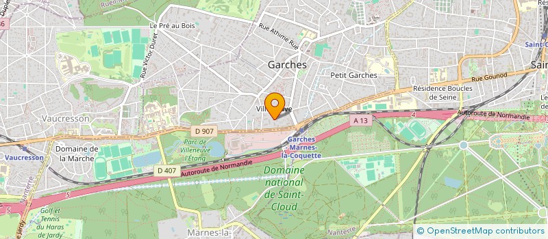 localisation de l'entreprise TAM à GARCHES