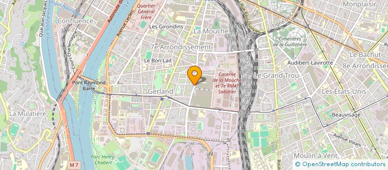 localisation de l'entreprise TAM  LYON