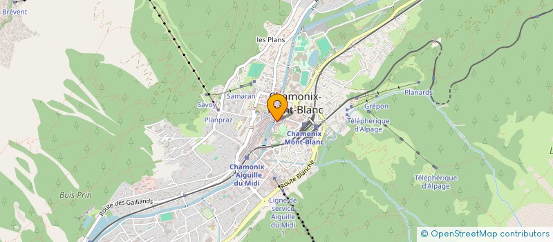localisation de l'entreprise TAM à CHAMONIX-MONT-BLANC
