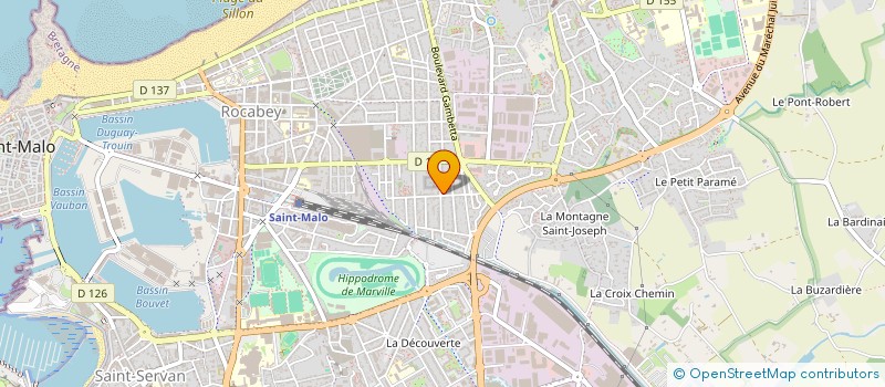 localisation de l'entreprise TAM  SAINT-MALO