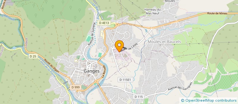 localisation de l'entreprise TAM BENNES  GANGES