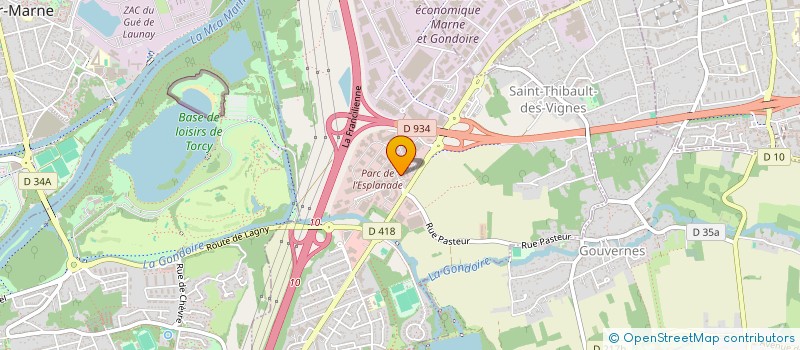 localisation de l'entreprise TAM ENGINEERING  SAINT-THIBAULT-DES-VIGNES