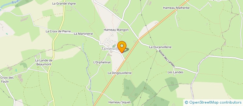 localisation de l'entreprise TAM'FRUITS  TAMERVILLE