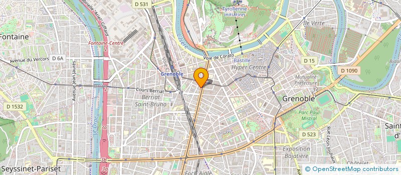 localisation de l'entreprise TAM PRODUCTIONS à GRENOBLE