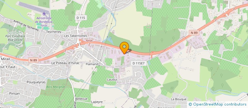 localisation de l'entreprise TAM TAM à YVRAC