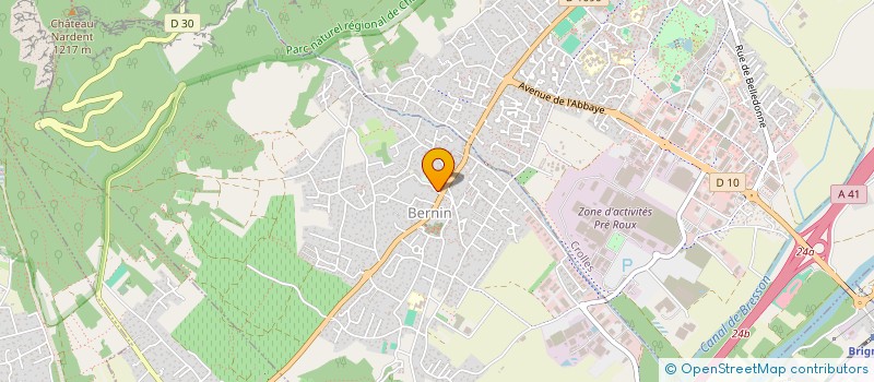 localisation de l'entreprise TAM TAM  BERNIN