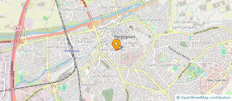 localisation de l'entreprise TAM TAM AUDIO  PERPIGNAN