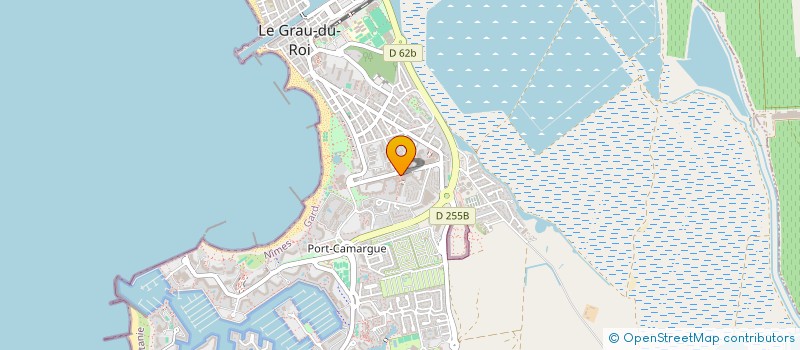 localisation de l'entreprise TAM TAM BEACH  LE GRAU-DU-ROI