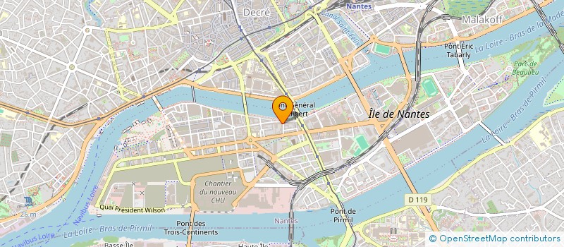 localisation de l'entreprise TAM TAMS DU COEUR à NANTES