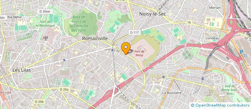localisation de l'entreprise TAM TORRES à ROMAINVILLE