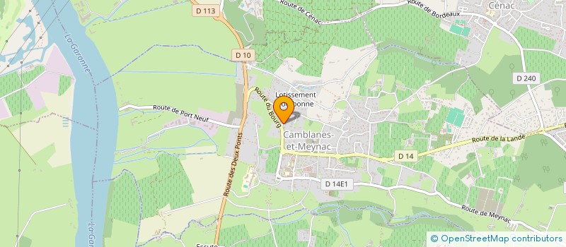 localisation de l'entreprise TAMA  CAMBLANES-ET-MEYNAC
