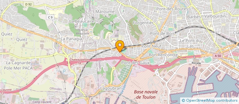 localisation de l'entreprise TAMA FACADE à TOULON