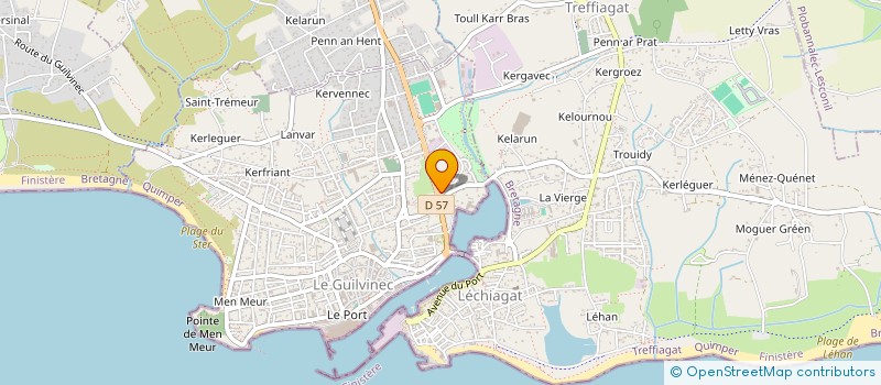 localisation de l'entreprise TAMA MATA  GUILVINEC