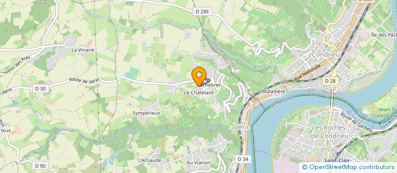 localisation de l'entreprise TAMADA PRODUCTION  VERIN