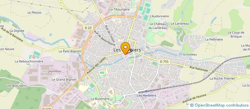 localisation de l'entreprise TAMAG à LES HERBIERS