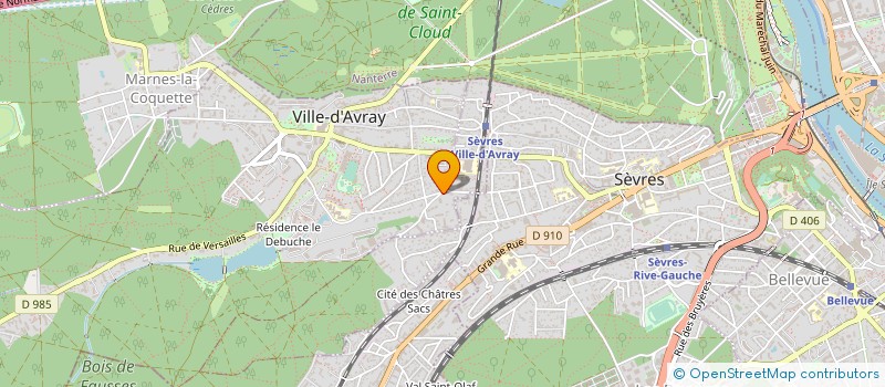 localisation de l'entreprise TAMAHERE  VILLE D'AVRAY