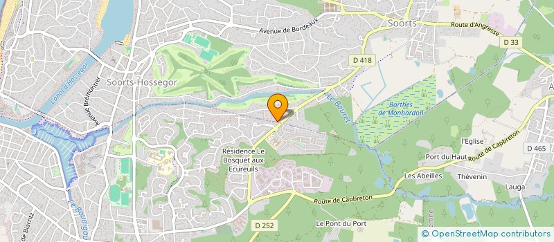 localisation de l'entreprise TAMAKOM à SOORTS-HOSSEGOR