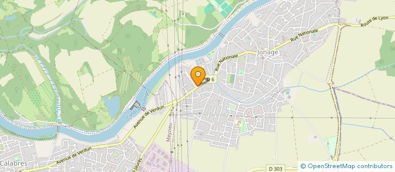 localisation de l'entreprise TAMALLETTE  JONAGE