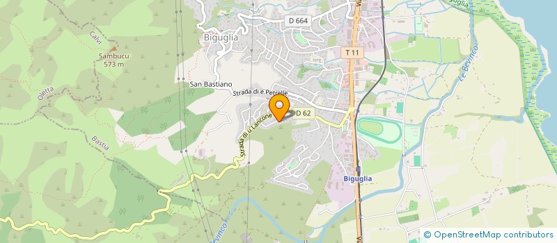 localisation de l'entreprise TAMANTA STRADA  BIGUGLIA