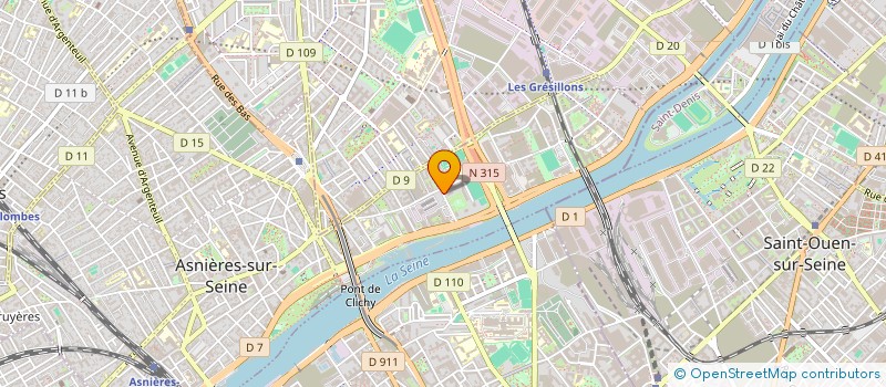 localisation de l'entreprise TAMANU à ASNIERES-SUR-SEINE