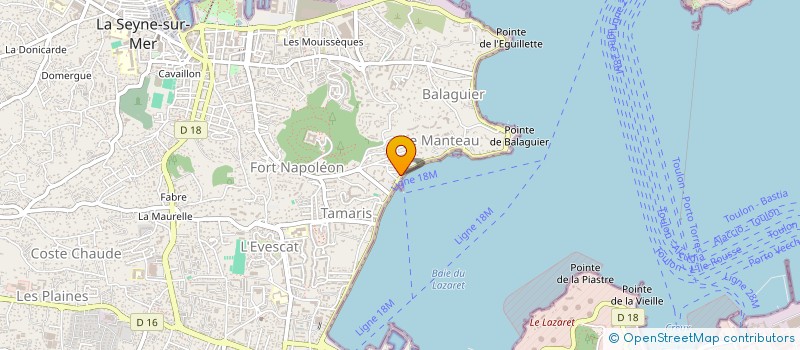 localisation de l'entreprise TAMAPIE à LA SEYNE-SUR-MER