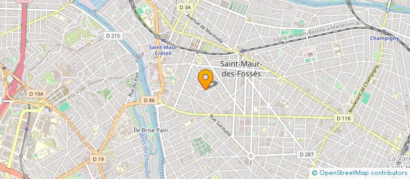 localisation de l'entreprise TAMAR à SAINT-MAUR-DES-FOSSES