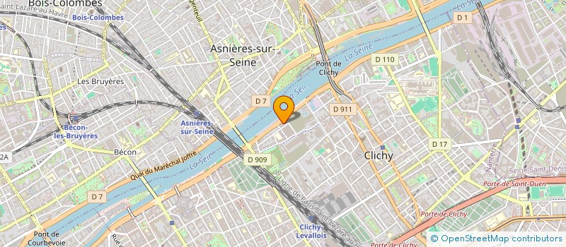 localisation de l'entreprise TAMAR à CLICHY